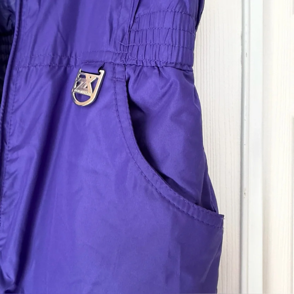 ZeroXposur Kids Purple Snow Overalls Size L-6X